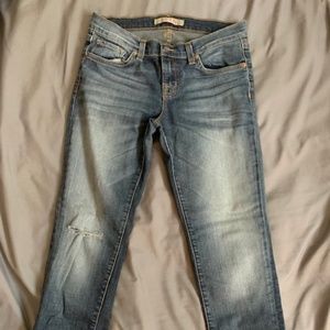 J Brand Rad Washed Pencil Cut Jeans